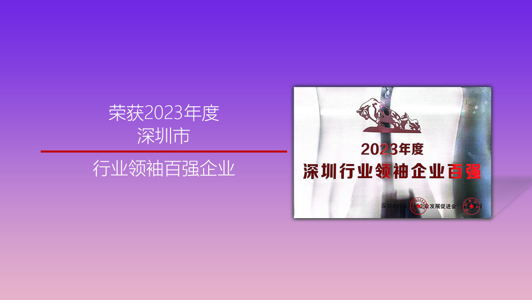 2023-深圳市行業(yè)領(lǐng)袖百?gòu)?qiáng)企業(yè)